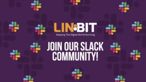 Join our LINBIT Slack community