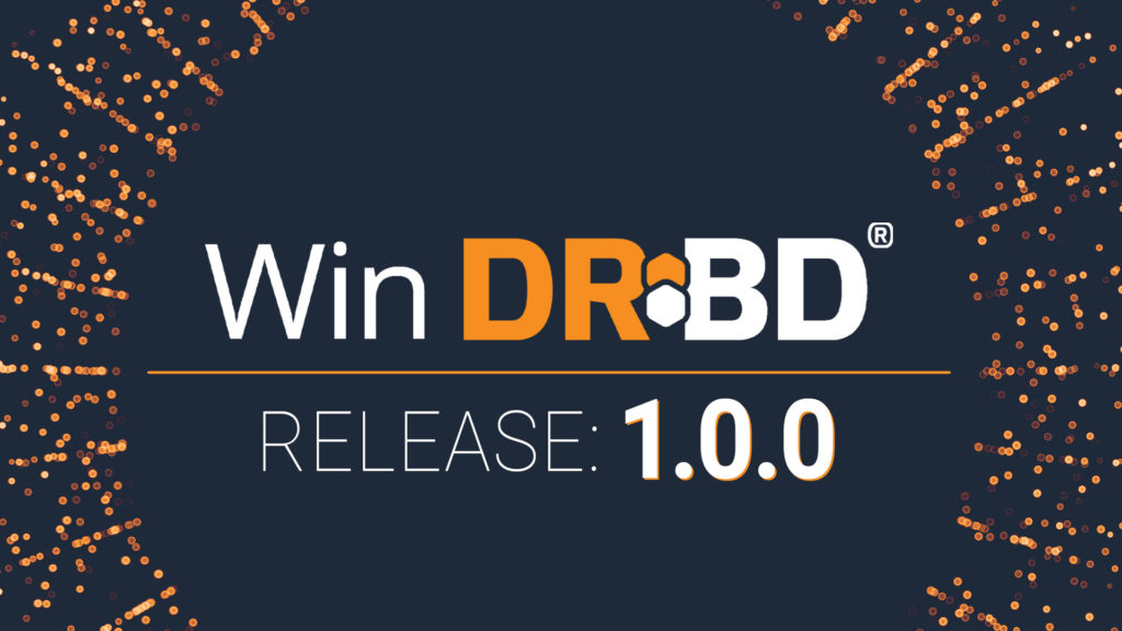 WinDRBD 1.0.0